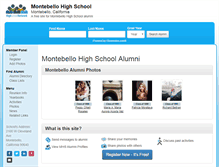 Tablet Screenshot of montebellohighschool.org